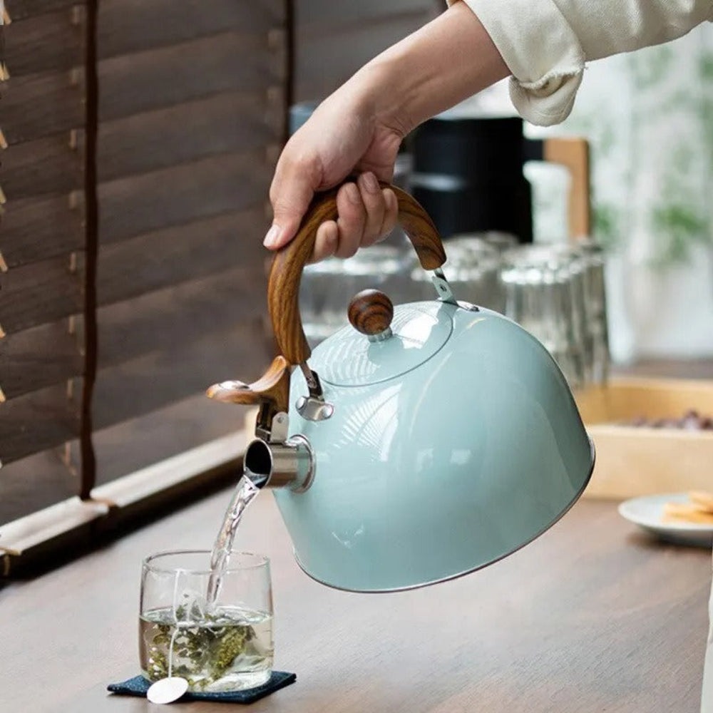 Induction-Compatible Stainless Steel Whistling Kettle