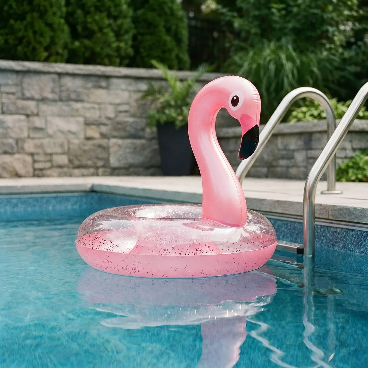 Inflatable Flamingo Pool Float