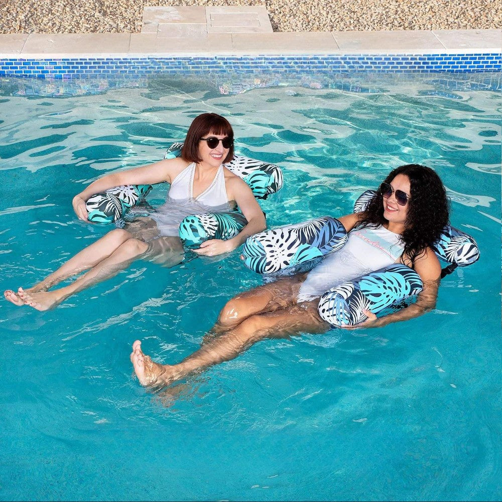 Inflatable Floating Pool Chair Mattress for Relaxation