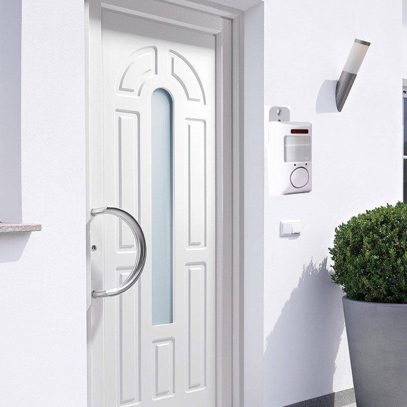 Infrared Motion Sensor Alarm with 2 Remote Controls