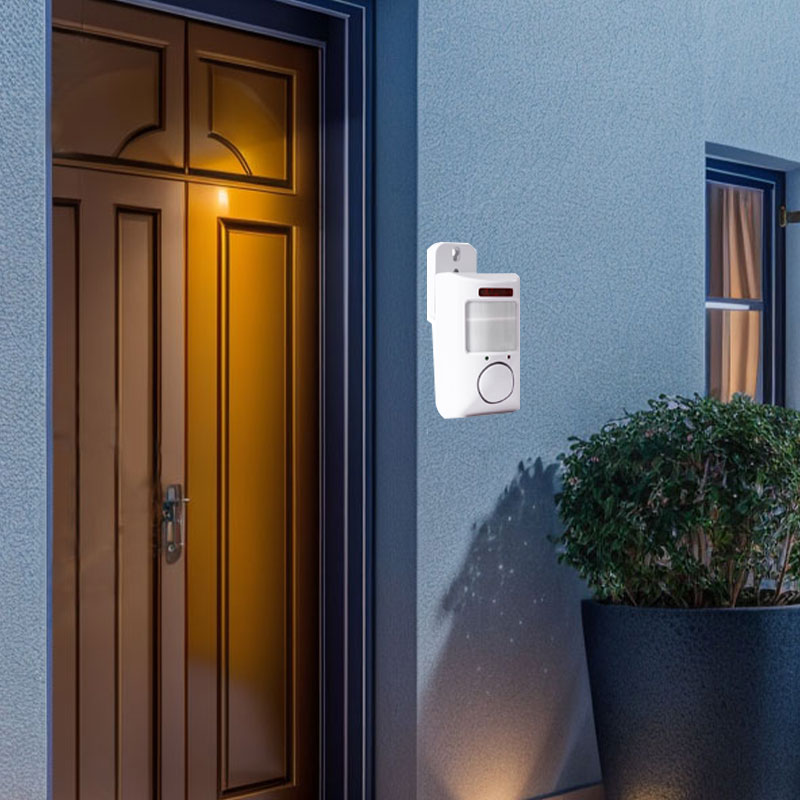 Infrared Motion Sensor Alarm with 2 Remote Controls