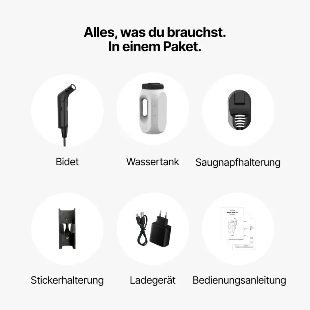 Installation-Free Portable Bidet