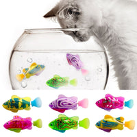 Interactive Cat Toy – Moving Light-Up Fish