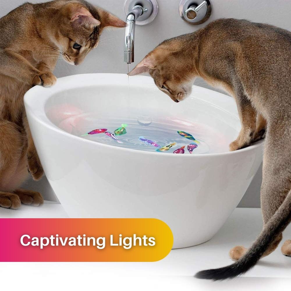 Interactive Cat Toy – Moving Light-Up Fish