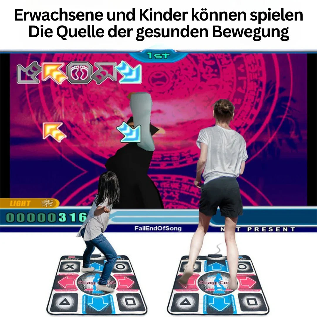 Interactive Dance Mat with Music & Motion Sensor for Home Fitness