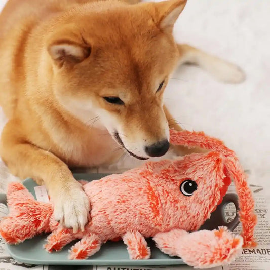 Interactive Wiggling Lobster Motion Dog Toy
