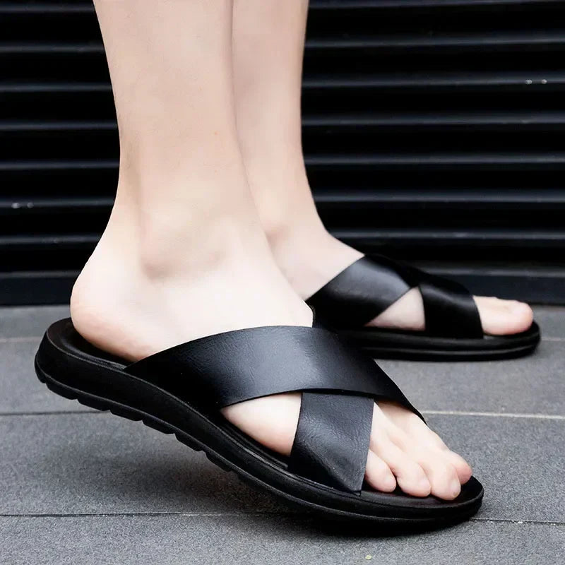 Italian Men's Slide Sandals