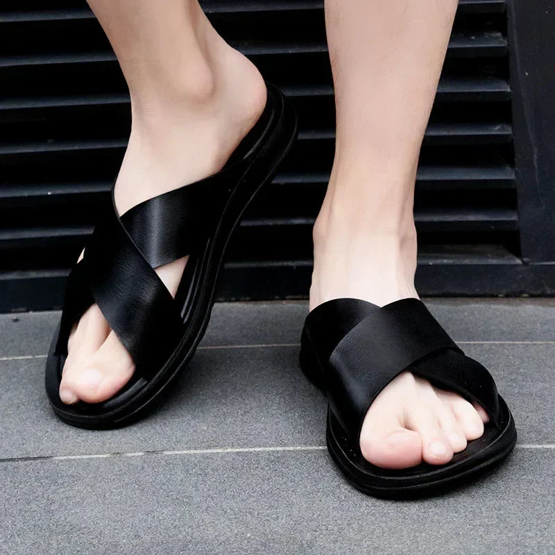 Italian Men's Slide Sandals
