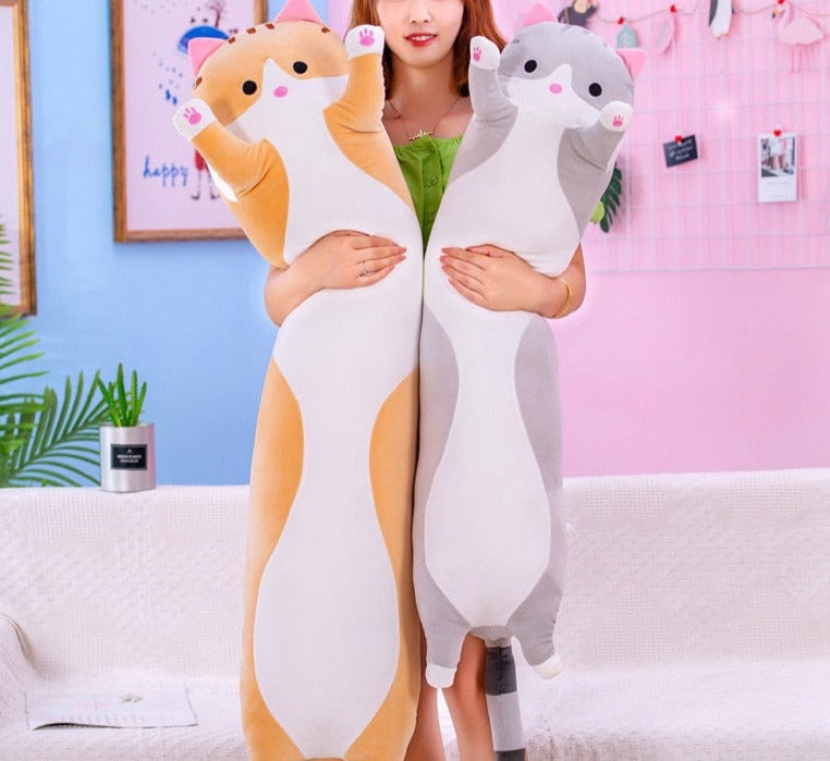 Kitty Pillow | Long Pillow for Cat Lovers