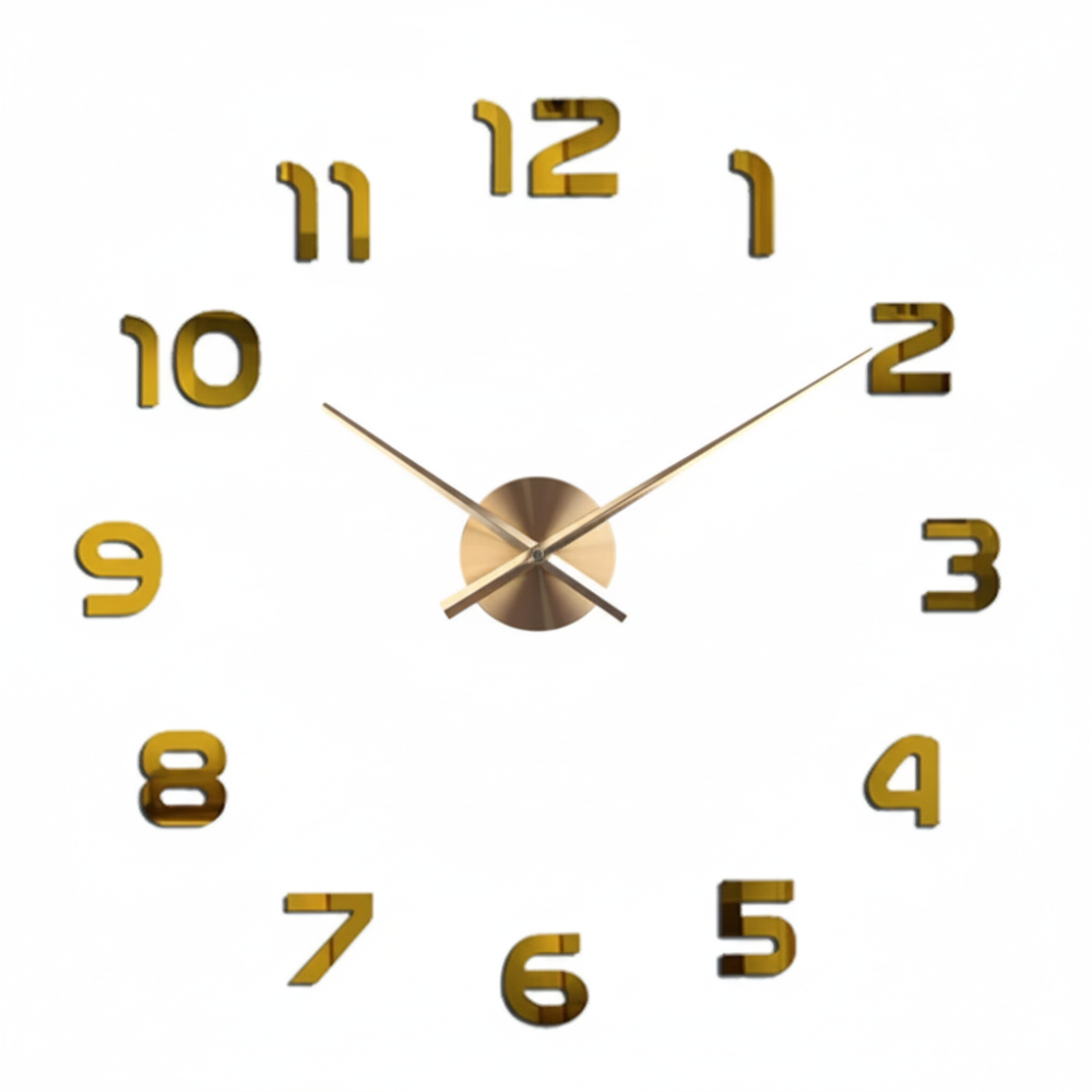 Large Acrylic 3D Wall Clock