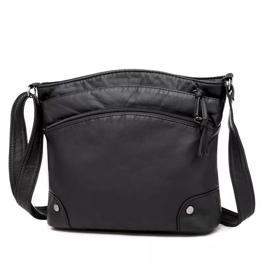 Large-Capacity Crossbody Bag with Adjustable Strap