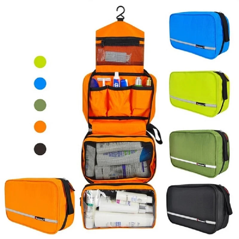 Large Waterproof Toiletry Bag for Men & Women | Travel Cosmetic Bag | Sturdy Design & Spacious
