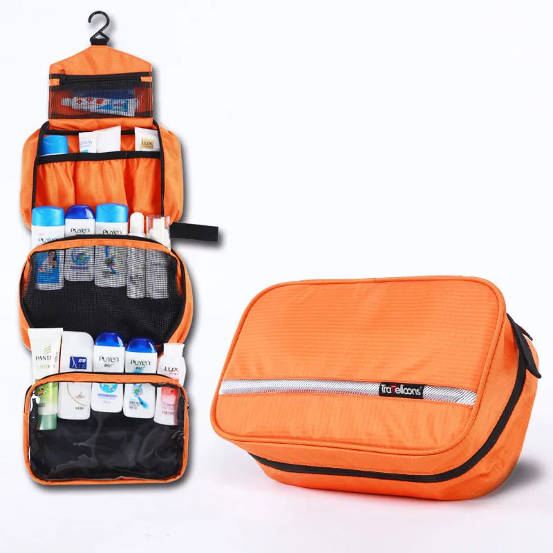 Large Waterproof Toiletry Bag for Men & Women | Travel Cosmetic Bag | Sturdy Design & Spacious