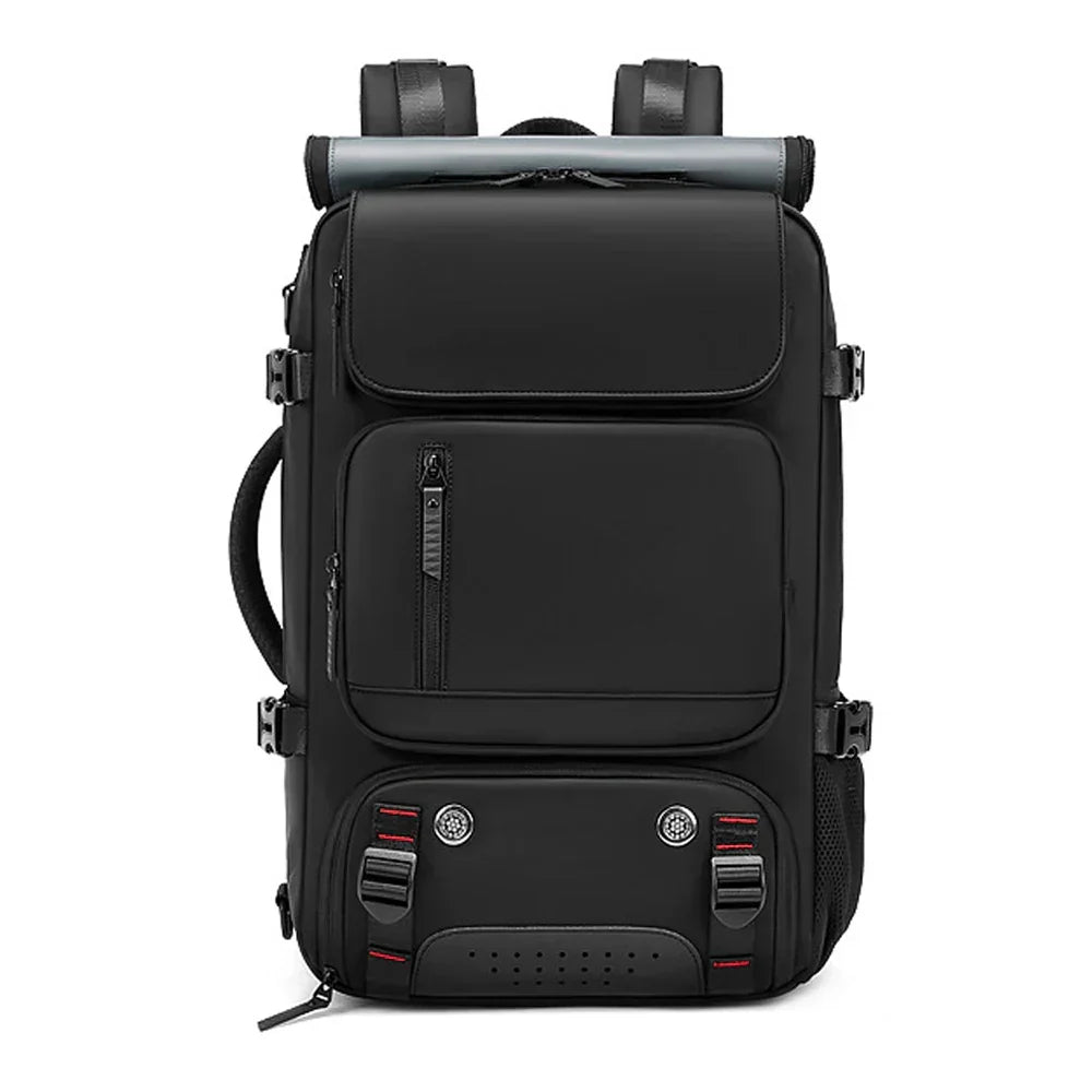 Large Waterproof Travel Backpack with USB Charging Port