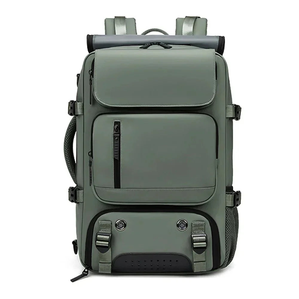 Large Waterproof Travel Backpack with USB Charging Port