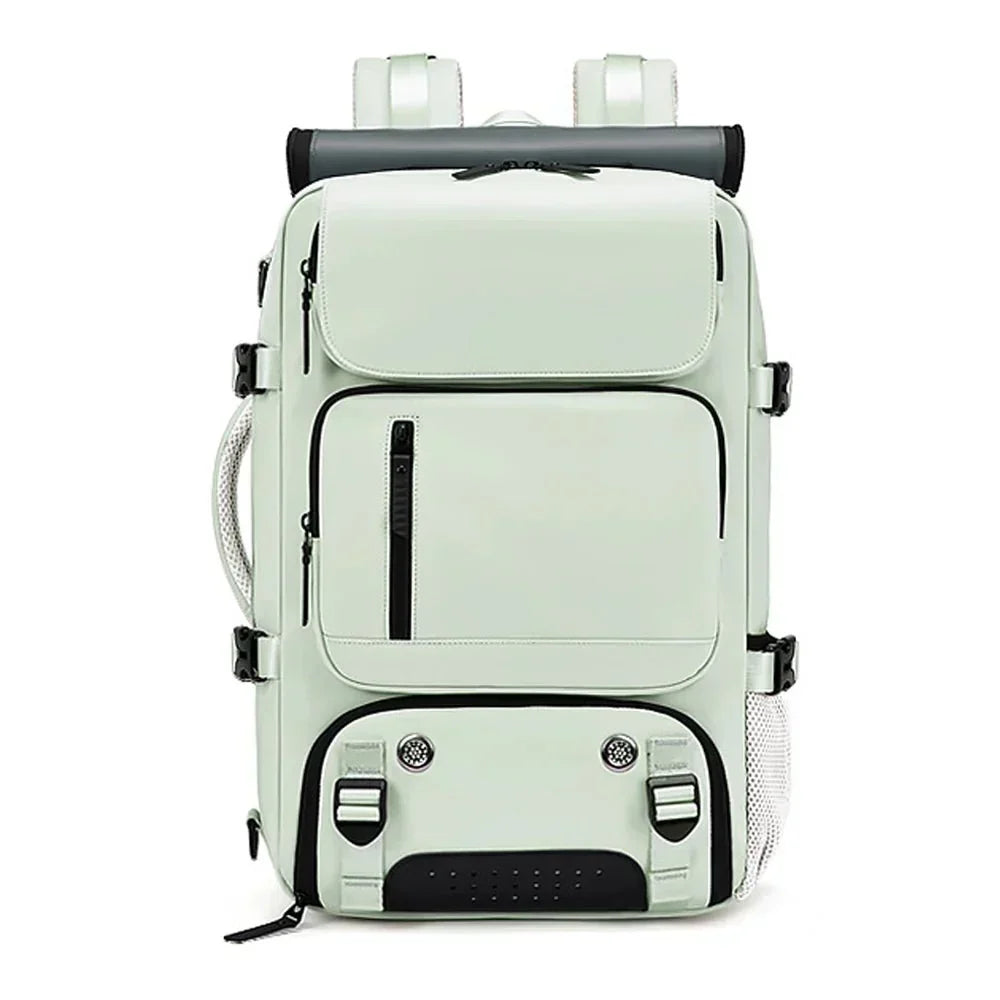 Large Waterproof Travel Backpack with USB Charging Port