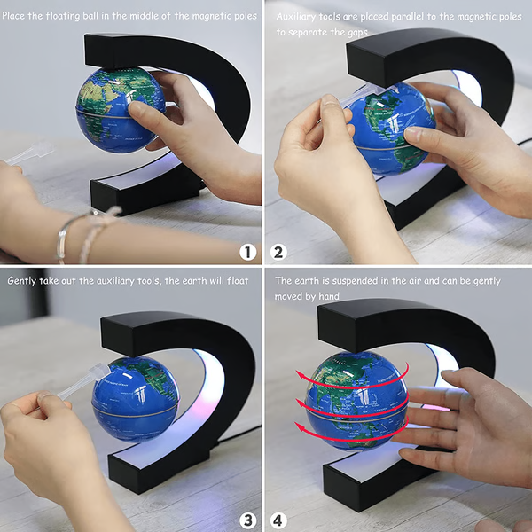 LED Magnetic Floating Globe for Home Décor