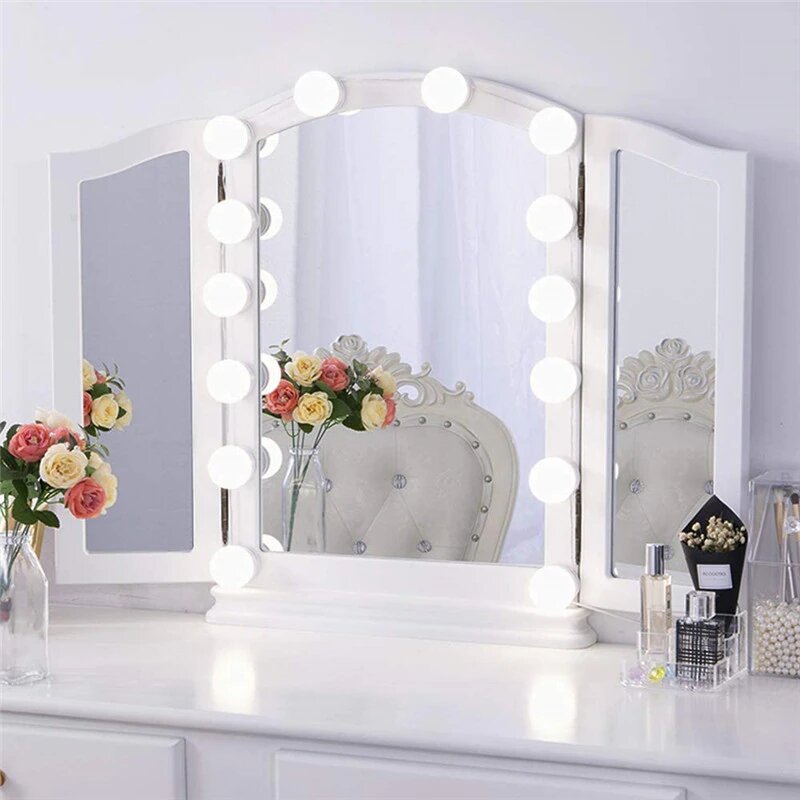 LED Vanity Mirror Light with Adjustable Strap