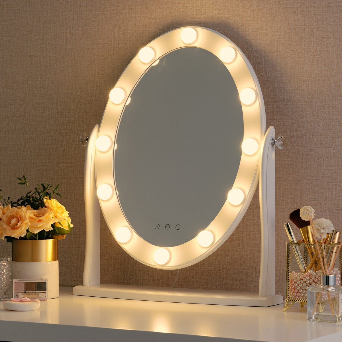 LED Vanity Mirror Light with Adjustable Strap