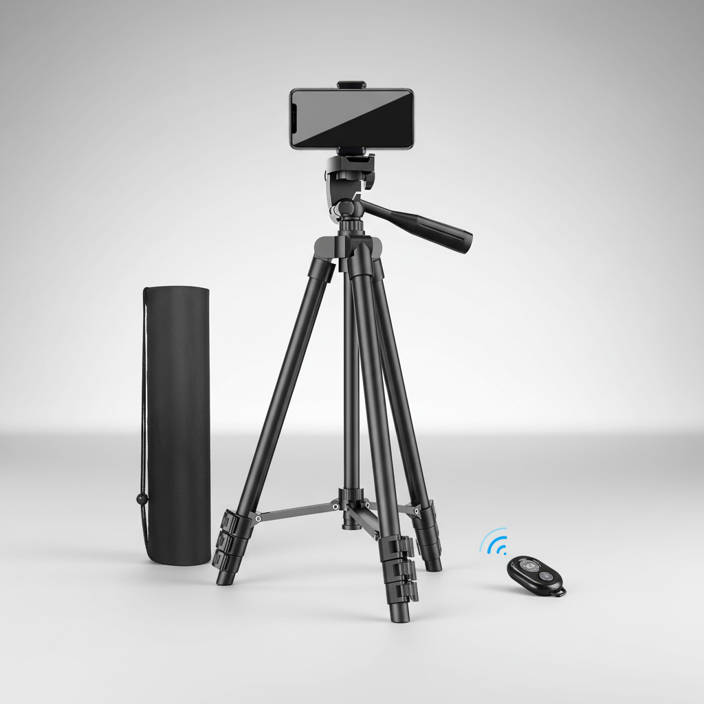Lightweight Aluminum Camera Tripod