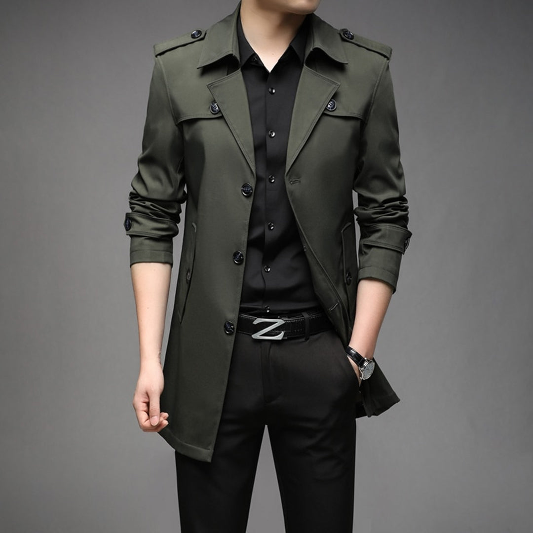 Lightweight Single-Breasted Trench Coat