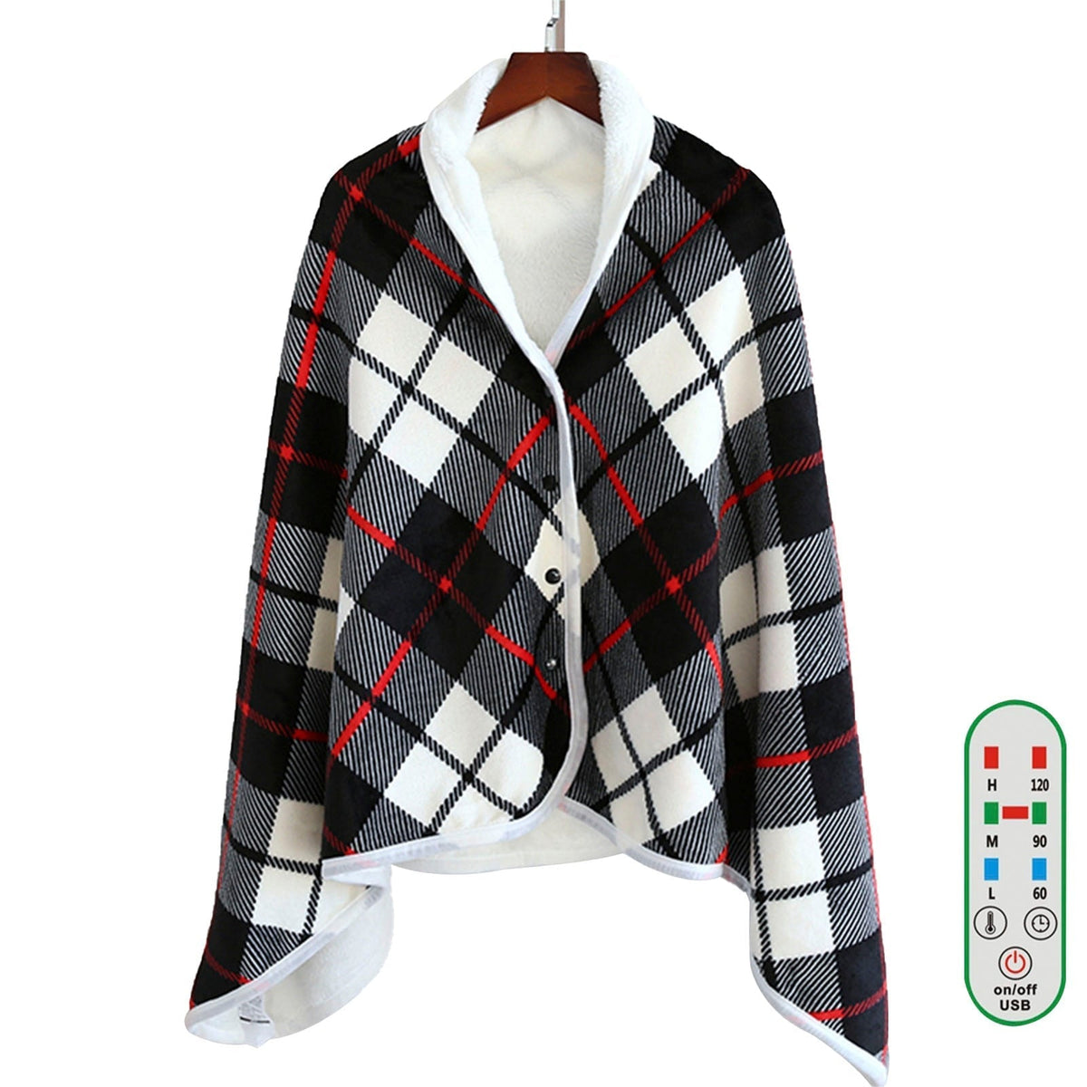 LilysDeken Women's Wearable Electric Blanket