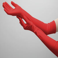 Long Elbow-Length Opera Costume Gloves