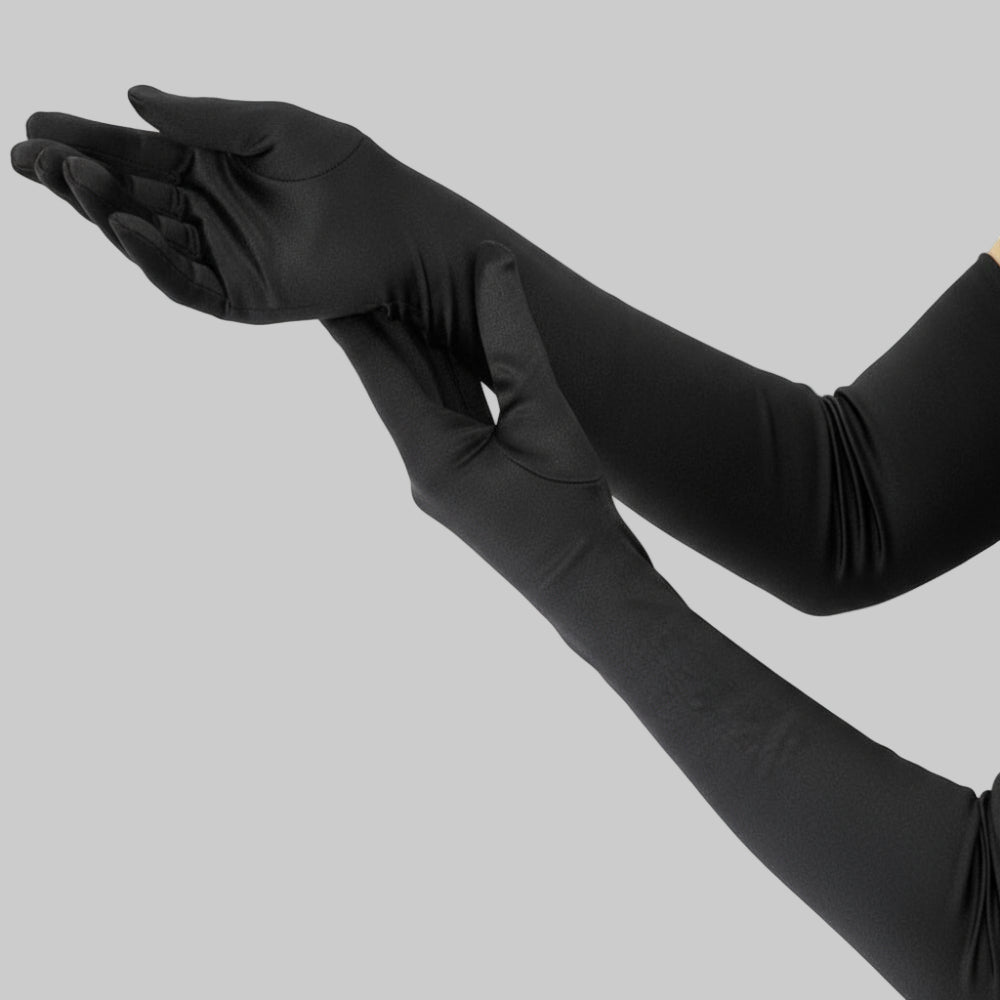 Long Elbow-Length Opera Costume Gloves