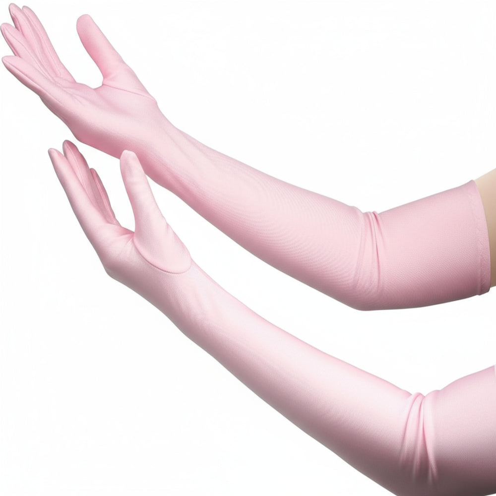 Long Elbow-Length Opera Costume Gloves
