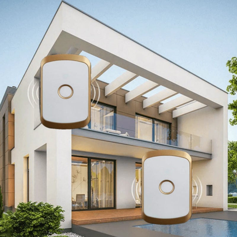 Long-Range Wireless Doorbell with Volume Control