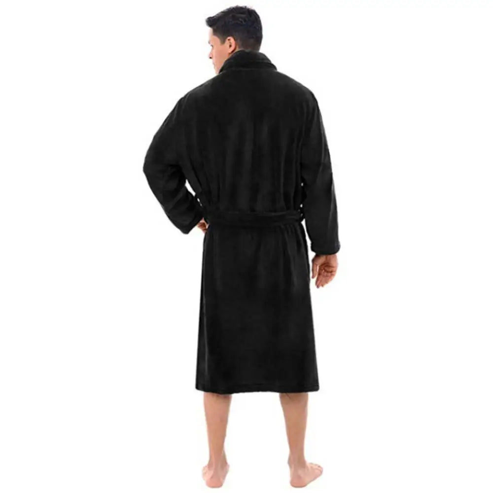 Long Shawl Collar Bathrobe