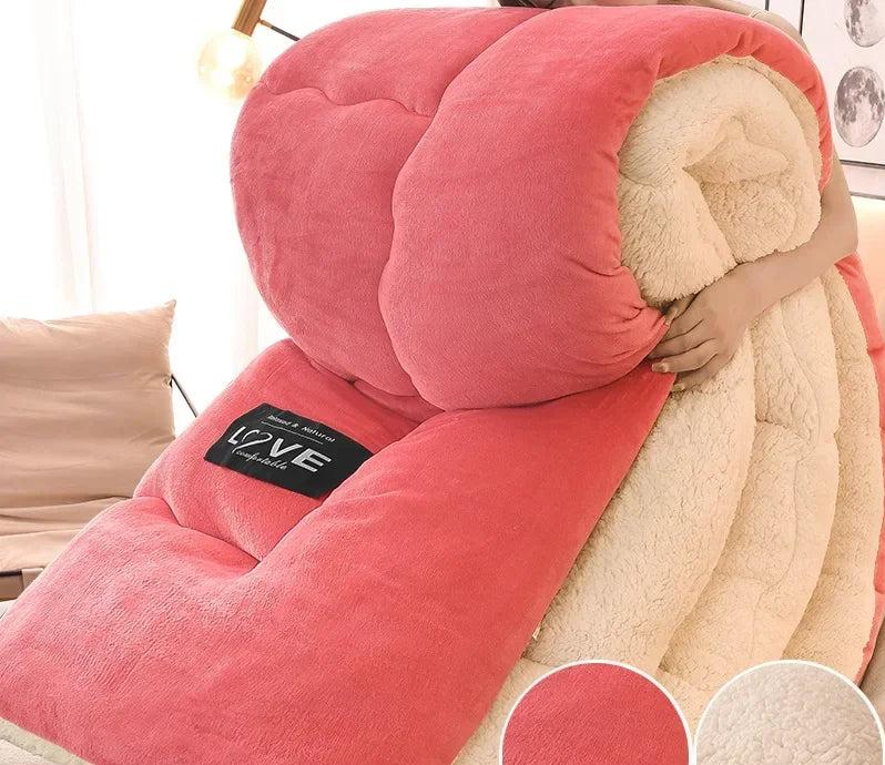 Luxury Double Flannel Fleece Winter Duvet