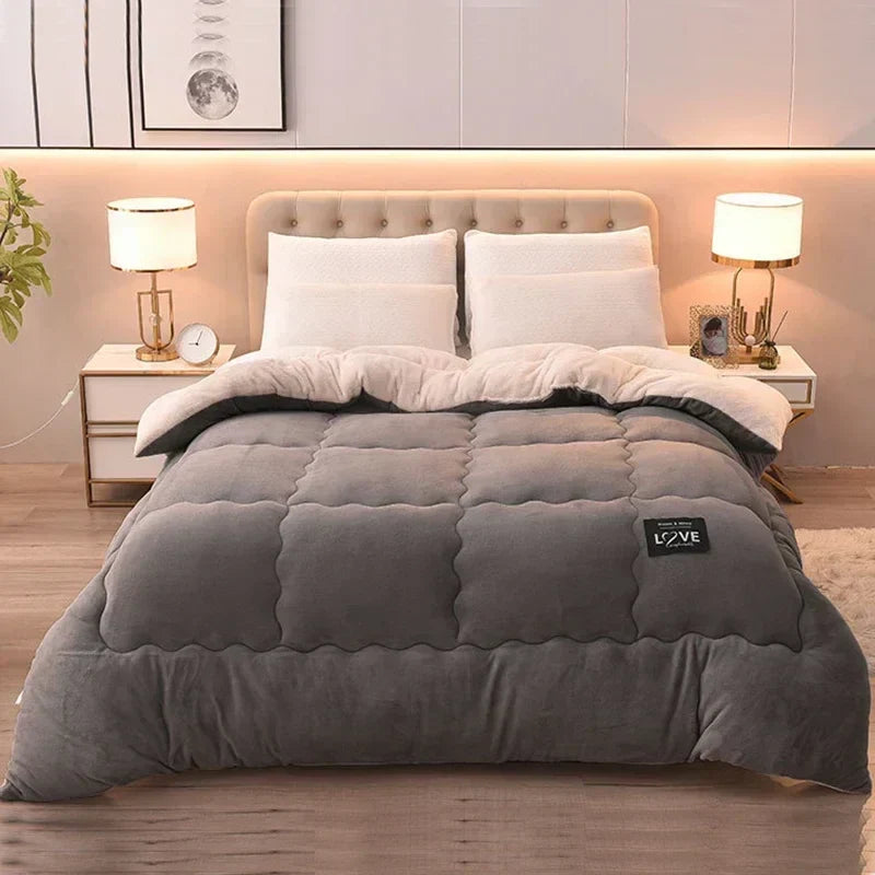Luxury Double Flannel Fleece Winter Duvet