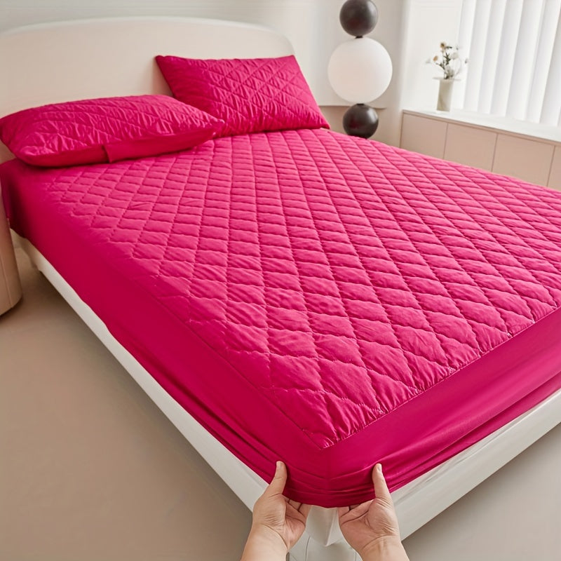 Luxury Waterproof Mattress Protector – Quilted & Breathable Sleeping Comfort