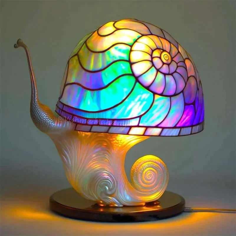 Magical Colorful Glass Lamp for a Cozy Atmosphere