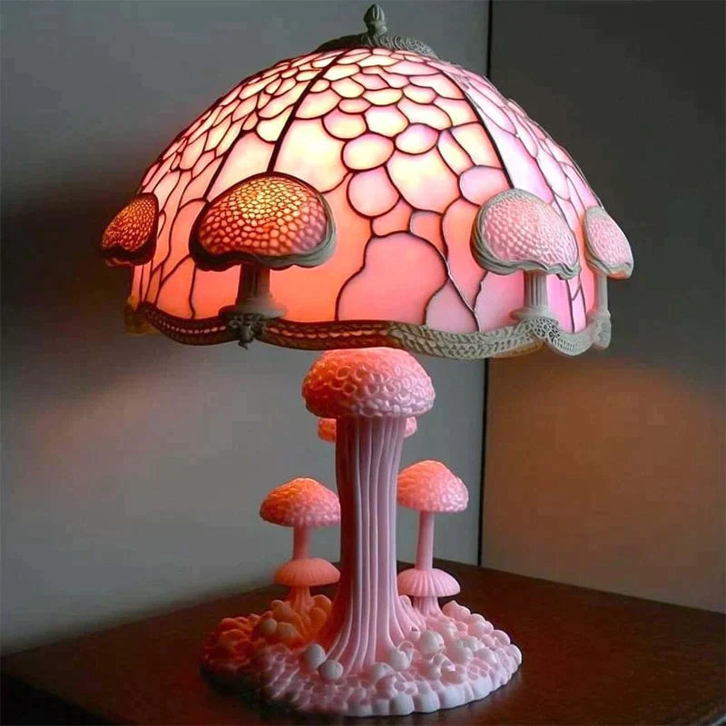 Magical Colorful Glass Lamp for a Cozy Atmosphere