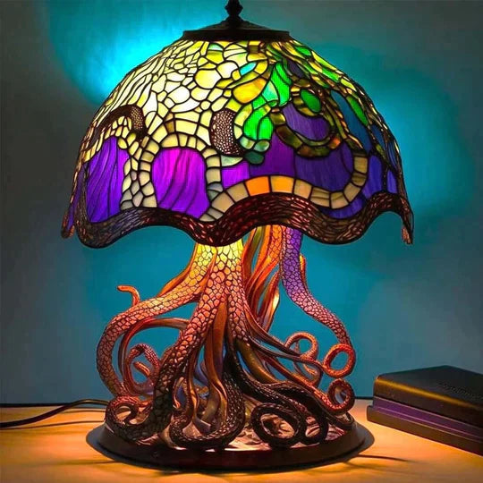 Magical Colorful Glass Lamp for a Cozy Atmosphere