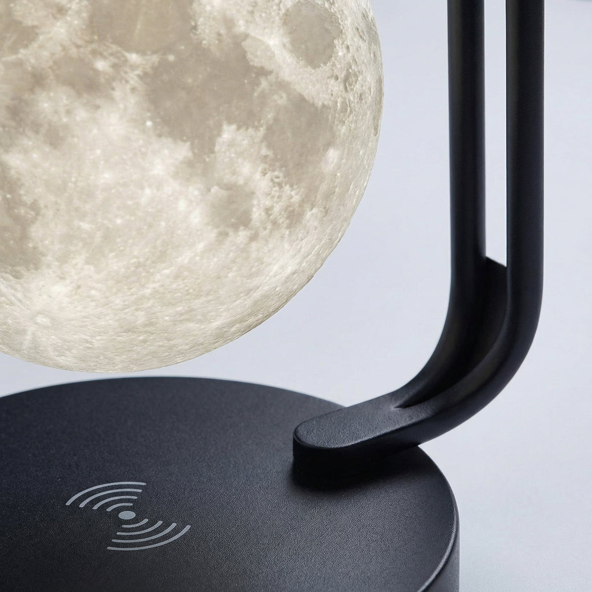 Magnetic Levitation Moon Night Light with Wireless Charging