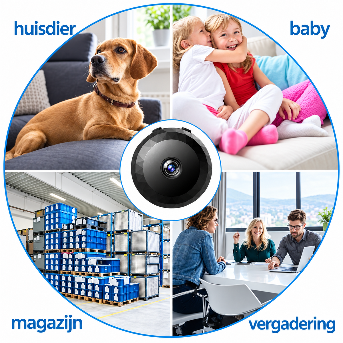Magnetic Mini WiFi Camera 1080P HD for Discreet Surveillance