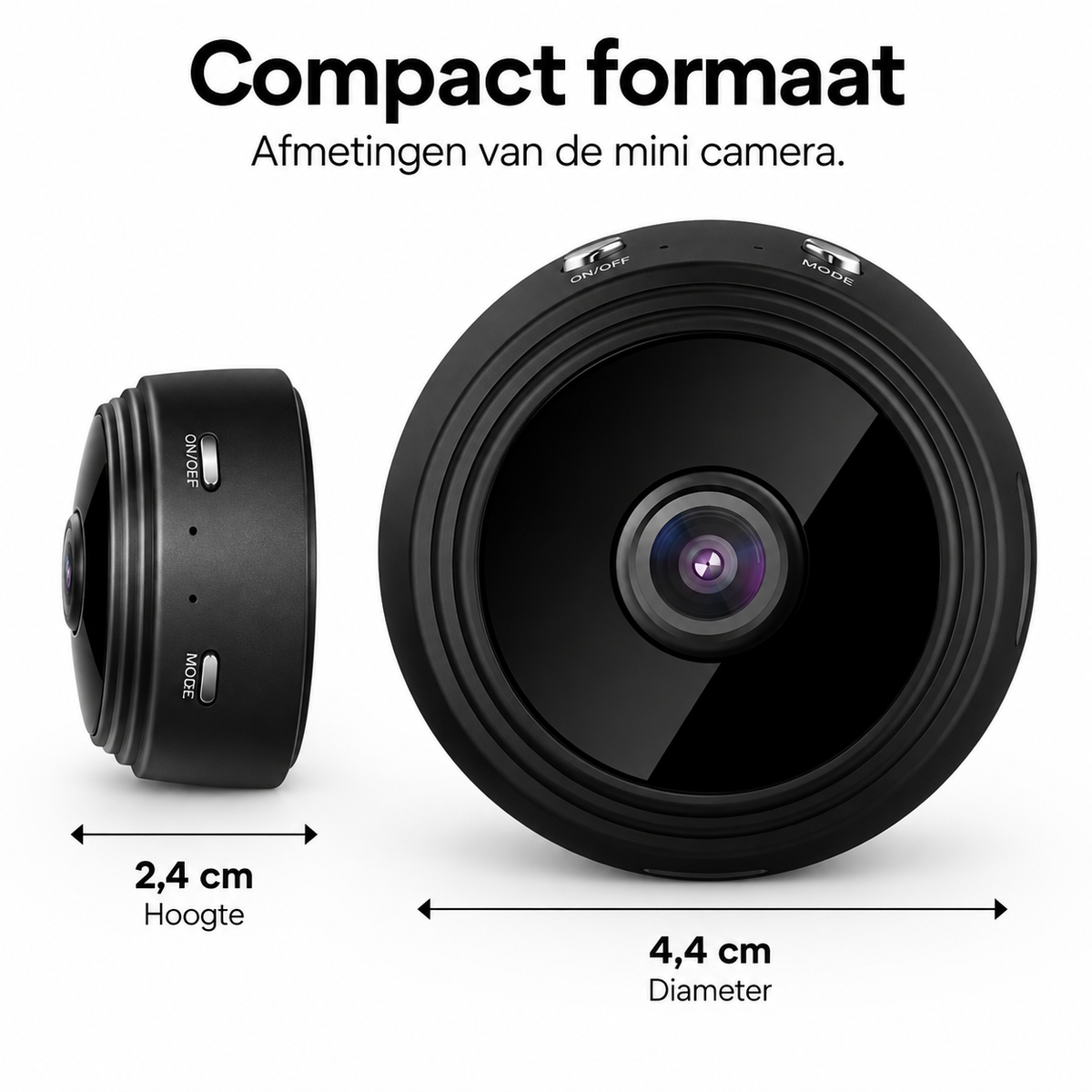 Magnetic Mini WiFi Camera 1080P HD for Discreet Surveillance