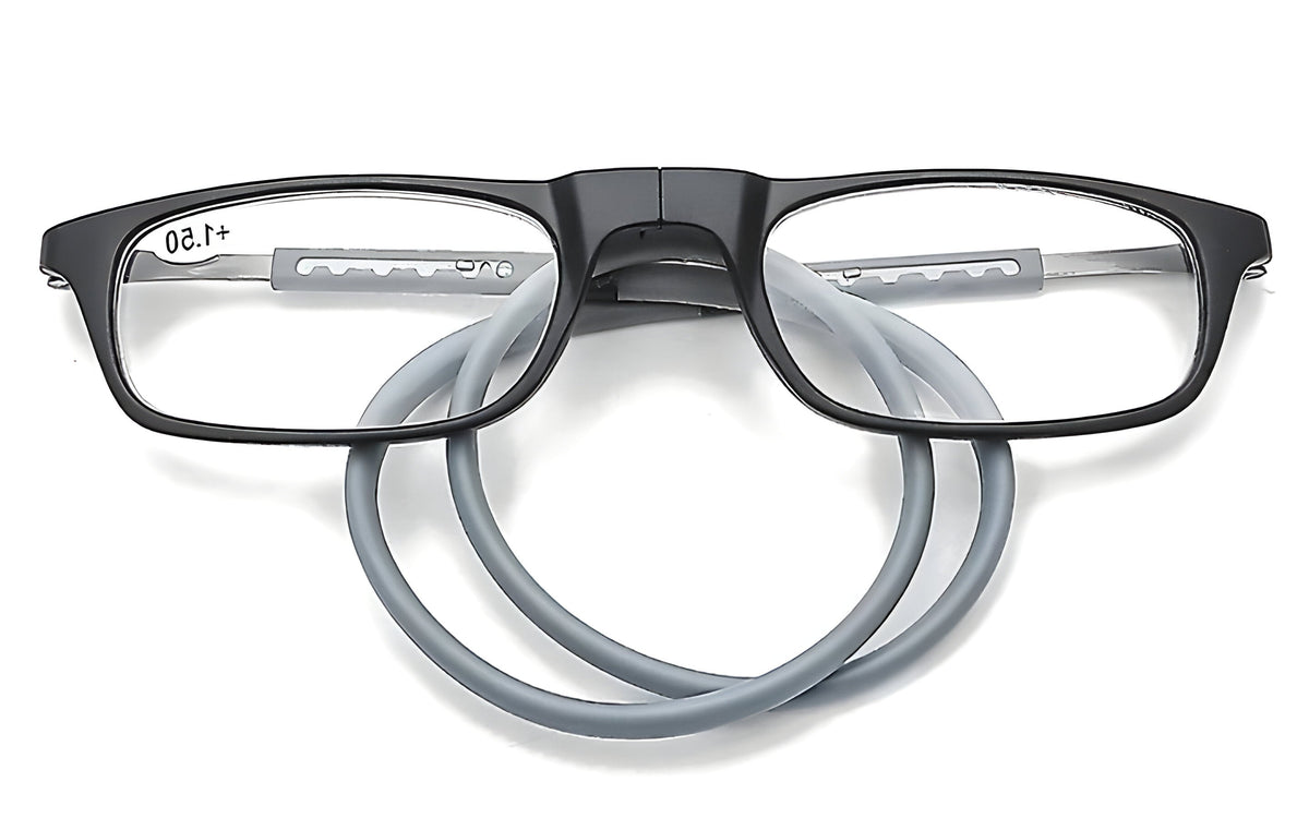 Magnetic Reading Glasses with Around-the-Neck Design