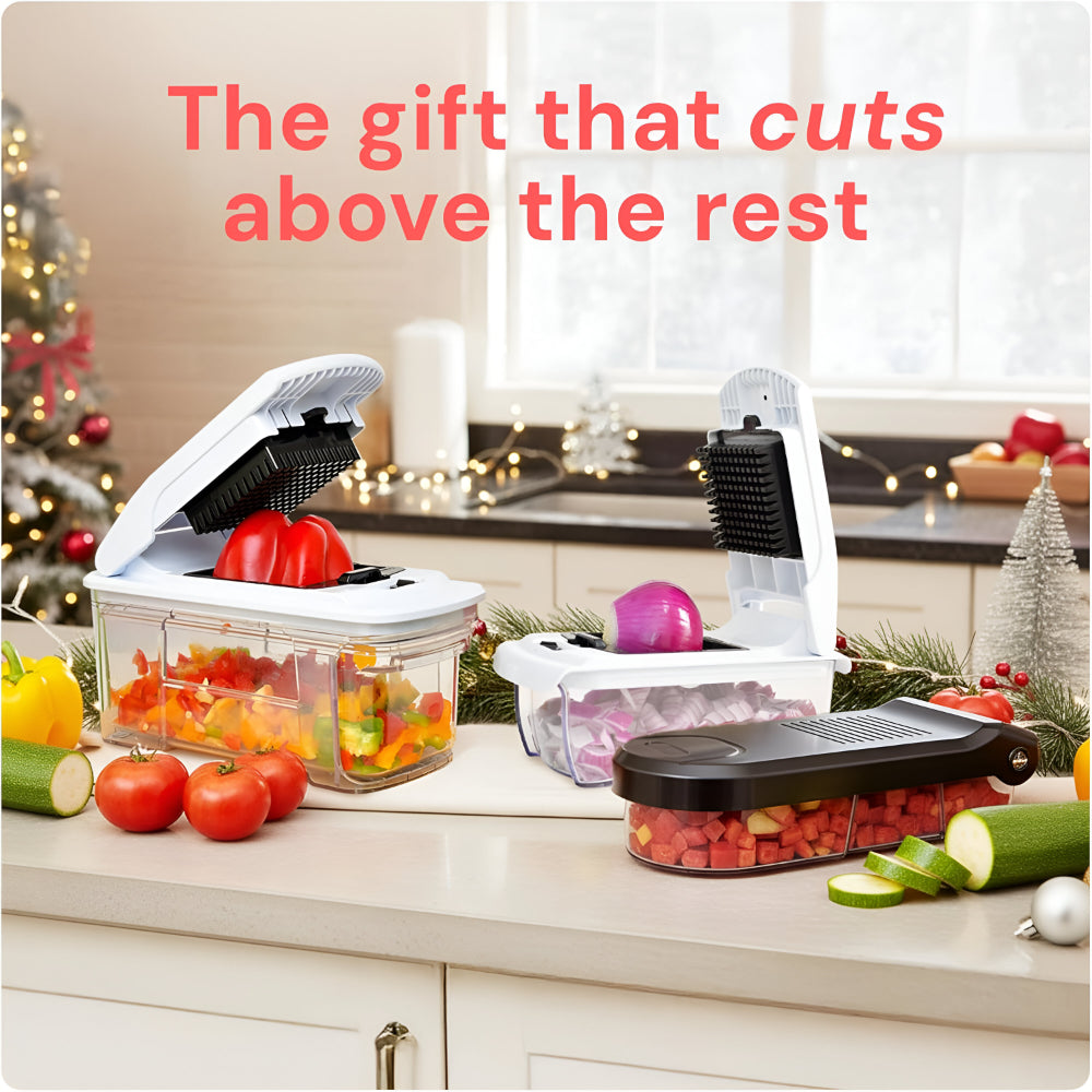 Manual Food Prep Slicer and Vegetable Chopper Set