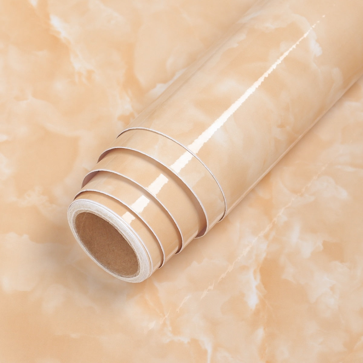 Marble-Look Surface Wrap - Waterproof and Oilproof Decorative Film