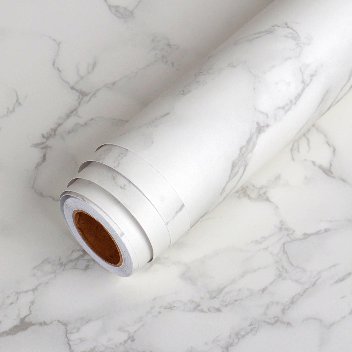 Marble-Look Surface Wrap - Waterproof and Oilproof Decorative Film