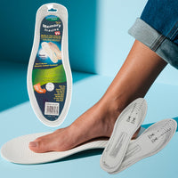 Memory Foam Insoles - 1 Pair, White