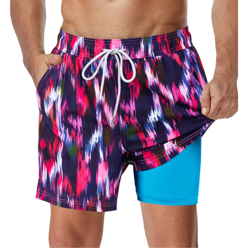 Men's 2-in-1 Swim Trunks