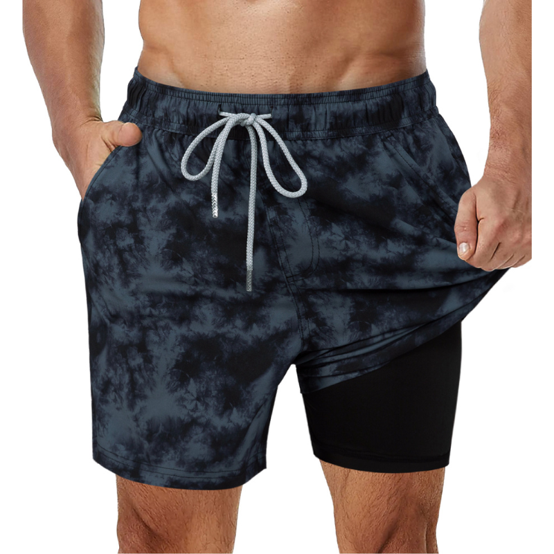 Men's 2-in-1 Swim Trunks