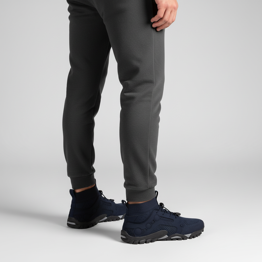 Men's Barefoot High-Top Walking Shoes for Trail & Comfort