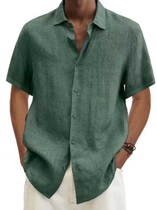 Men's Breathable Button-Down Shirt