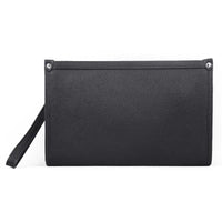 Men's Business Wristlet Clutch with Fingerprint Lock – Black